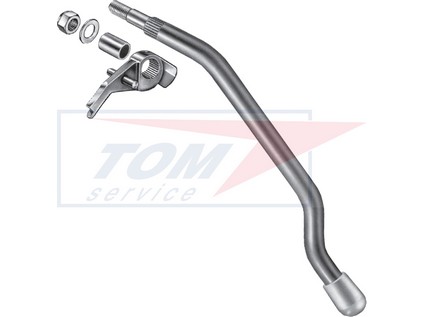 Páka ruční s vahadlem dolní -B/F- RINGFEDER typ 86, 87, 863, 864, 865, 95, 645